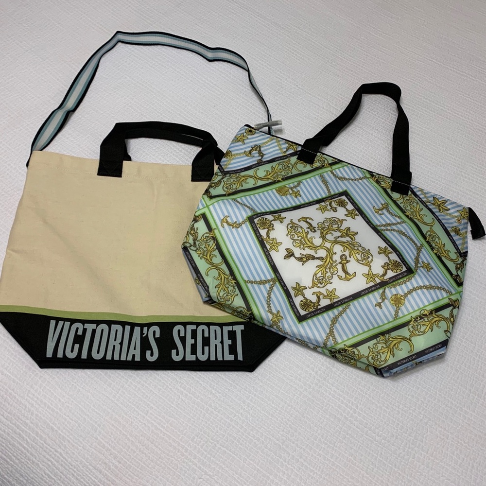 NWT VS beach/pool bag with cooler pouch